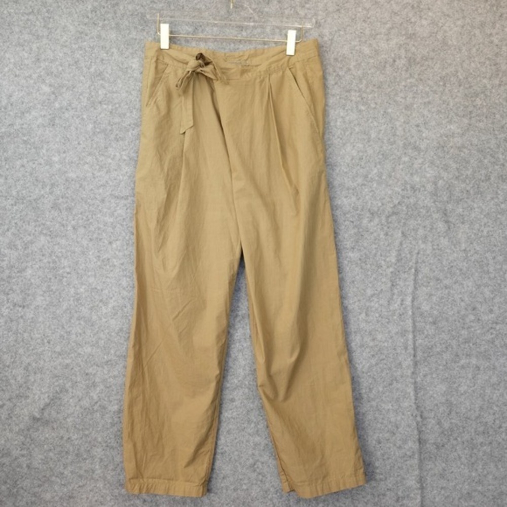 Italian Belted Pants Women Small Khaki Paperbag Work Chic TRANSIT Par Such 29/23